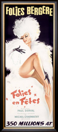 Folies-Bergere, Cabaret Dance Theater by Okley Pricing Limited Edition Print image