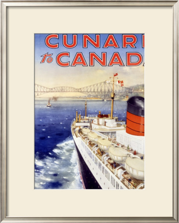 Cunard Line, Canada by Charles Eddowes Turner Pricing Limited Edition Print image