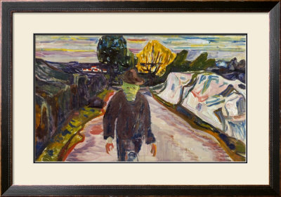The Murderer, 1910 by Edvard Munch Pricing Limited Edition Print image