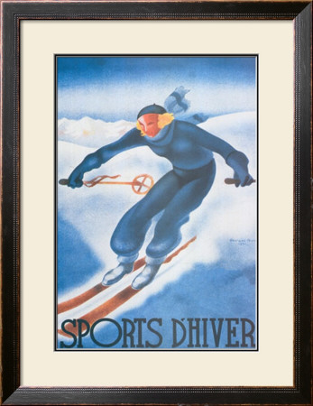 Sports D'hiver by Georges Arou Pricing Limited Edition Print image