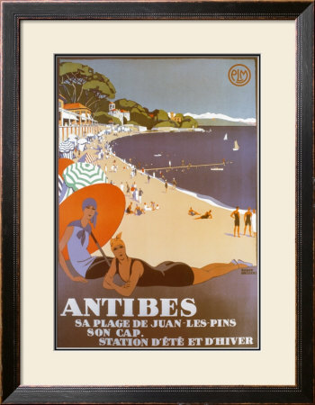 Antibes by Roger Broders Pricing Limited Edition Print image