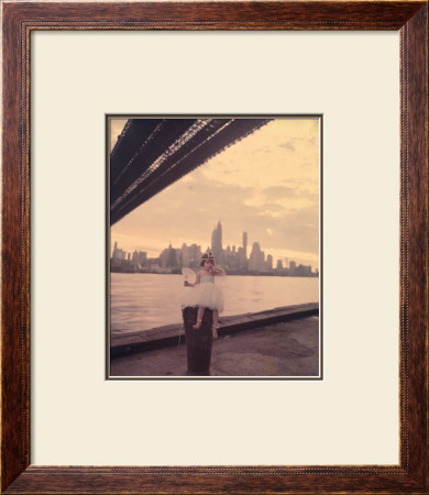 Fairy, Brooklyn Bridge, 1949 by Norman Parkinson Pricing Limited Edition Print image