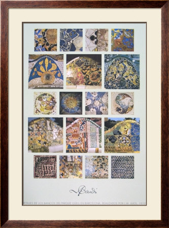 Parque Guell by Antoni Gaudí Pricing Limited Edition Print image