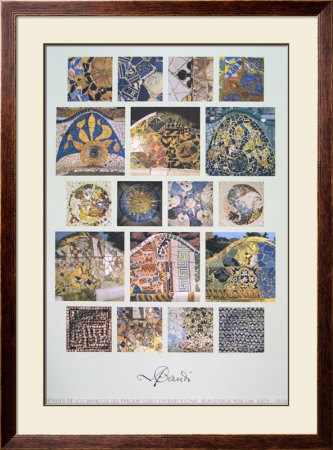 Parque Guell by Antoni Gaudi Pricing Limited Edition Print image