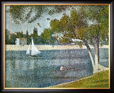 Seine At Grande Jatte by Georges Seurat Pricing Limited Edition Print image
