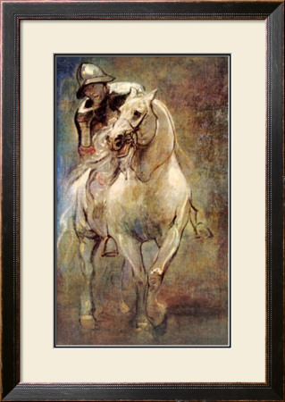 Soldier On Horseback by Sir Anthony Van Dyck Pricing Limited Edition Print image
