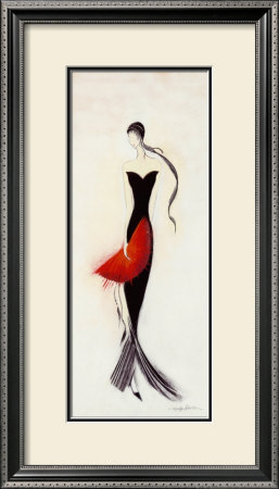 Lady In Black Ii by Marilyn Robertson Pricing Limited Edition Print image