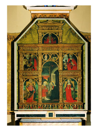 Polyptych With Nativity (Scene) by Demetrio Cosola Pricing Limited Edition Print image