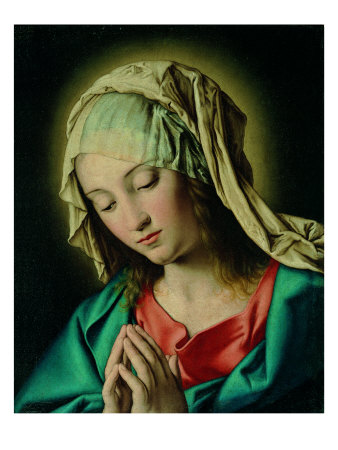 Madonna At Prayer by Demetrio Cosola Pricing Limited Edition Print image