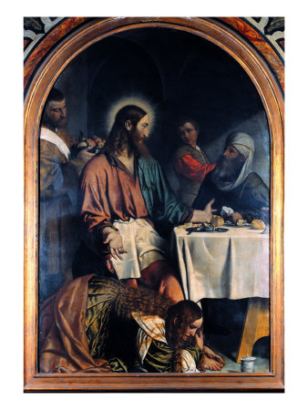 Supper In The House Of The Pharisee by Titian Pricing Limited Edition Print image