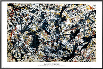 Silver On Black by Jackson Pollock Pricing Limited Edition Print image