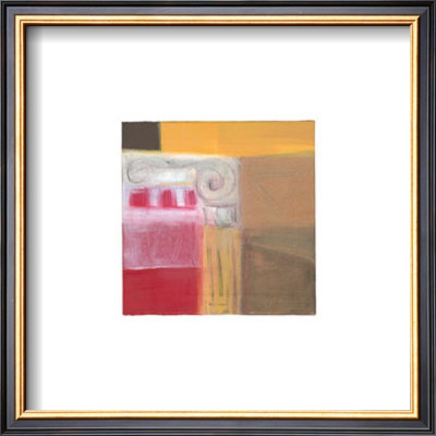 Diptychon I, Yellow And Red by Gudrun Bramsiepe Pricing Limited Edition Print image