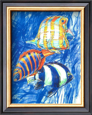 Orange Fish by Cruz Pricing Limited Edition Print image