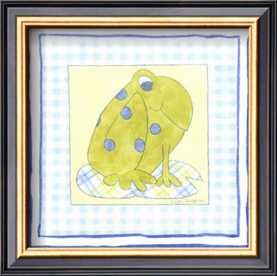 Frog With Plaid Iv by Megan Meagher Pricing Limited Edition Print image