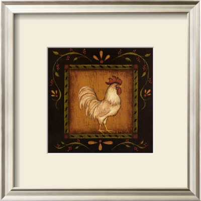 White Rooster I by Kim Lewis Pricing Limited Edition Print image