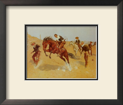 Turn Him Loose, Bill by Frederic Sackrider Remington Pricing Limited Edition Print image