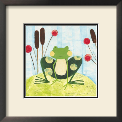 The Pretty Green Frog by Nicole Bohn Pricing Limited Edition Print image