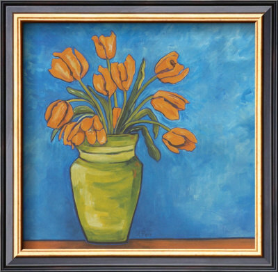 Orange Tulips by Ann Parr Pricing Limited Edition Print image