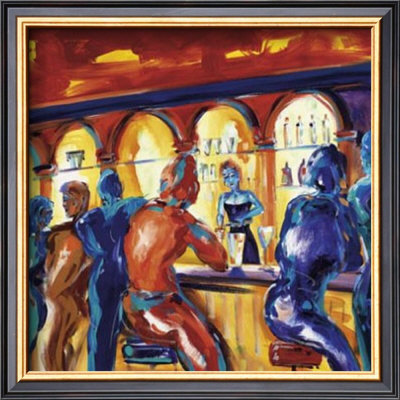 Friends At The Bar by Alfred Gockel Pricing Limited Edition Print image