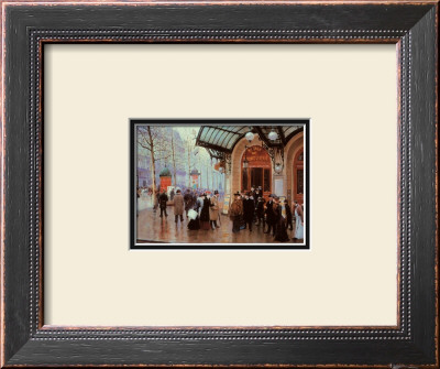 Outside The Theatre by Jean Béraud Pricing Limited Edition Print image