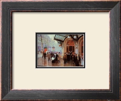 Outside The Theatre by Jean Beraud Pricing Limited Edition Print image