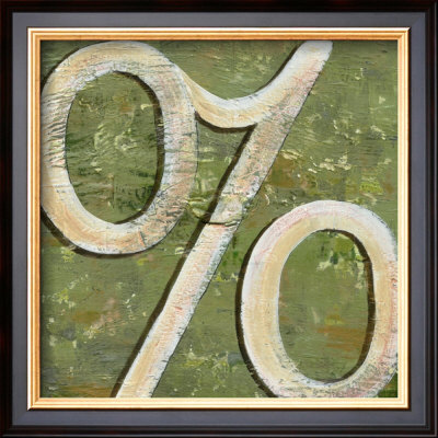Typography: Percentage Sign by Debbie Dewitt Pricing Limited Edition Print image