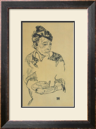Portrait Of Schiele's Mother by Egon Schiele Pricing Limited Edition Print image