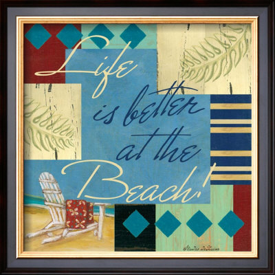 Life Is Better At The Beach I by Grace Pullen Pricing Limited Edition Print image