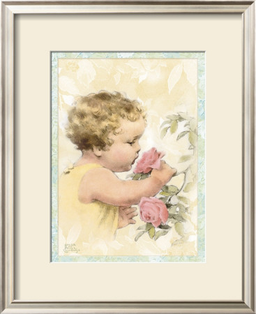 Smelling Flowers by Bessie Pease Gutmann Pricing Limited Edition Print image