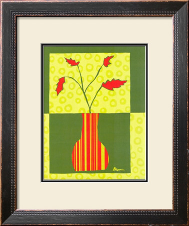 Minimalist Flowers In Green Iv by Jennifer Goldberger Pricing Limited Edition Print image