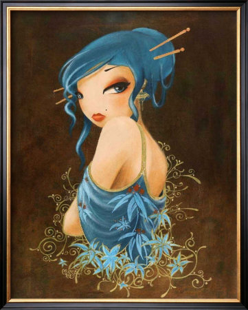 Fleur Bleue by Misstigri Pricing Limited Edition Print image