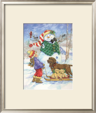 Frosty Morning Greeting by Donna Race Pricing Limited Edition Print image