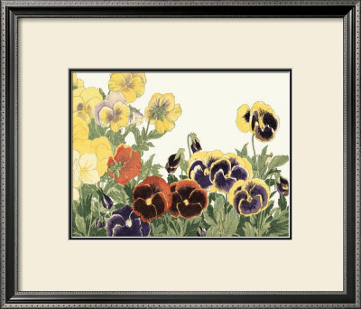 Japanese Flower Garden V by Konan Tanigami Pricing Limited Edition Print image