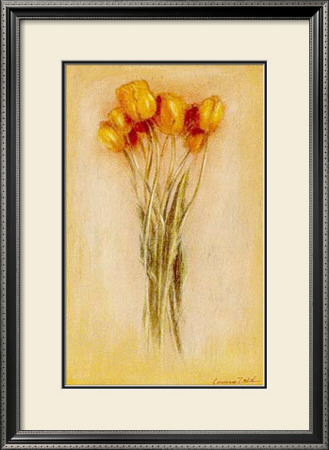 Yellow Tulips by Lewman Zaid Pricing Limited Edition Print image