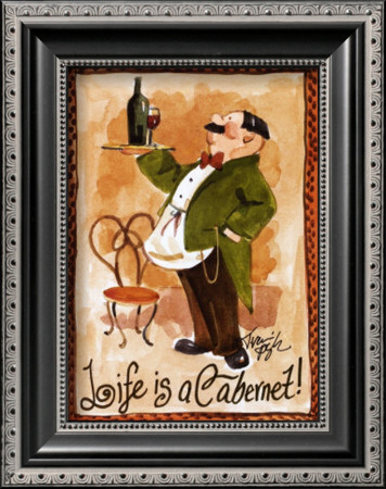 Life Is A Cabernet by Jerianne Van Dijk Pricing Limited Edition Print image