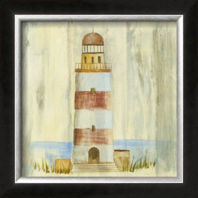 Red Striped Lighthouse by Jose Gomez Pricing Limited Edition Print image