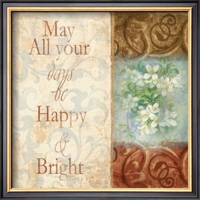 May All Your Days Be Happy by Marion Mcconaghie Pricing Limited Edition Print image