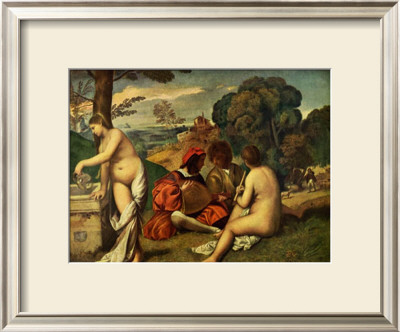 Le Concert Champetre by Giorgione Pricing Limited Edition Print image
