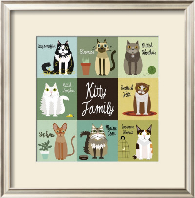 Kitty Family by Jenn Ski Pricing Limited Edition Print image
