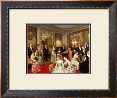 Une Soiree A L'hotel De Verteillac, 35 Bd Des Invalides by Horace De Callias Pricing Limited Edition Print image