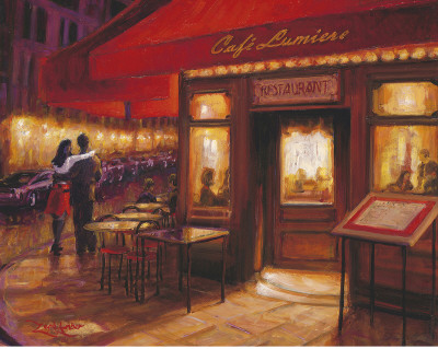 Moonlight Cafe by Amber Zeph Pricing Limited Edition Print image
