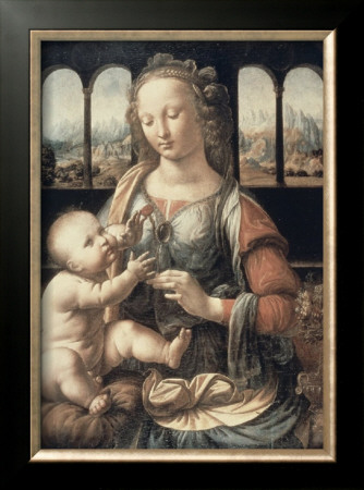 Madonna Of The Carnation by Leonardo Da Vinci Pricing Limited Edition Print image