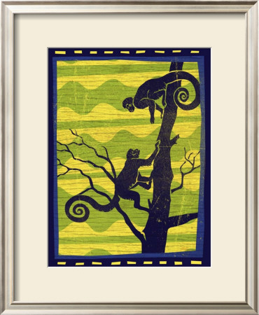 Woodblock Monkeys by Benjamin Bay Pricing Limited Edition Print image