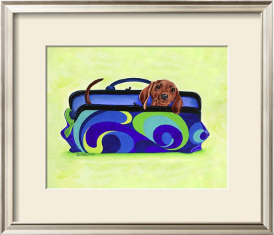 Daschund Clutch by Carol Dillon Pricing Limited Edition Print image