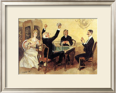 What Has The Dealer Declared? by Leonard Raven-Hill Pricing Limited Edition Print image