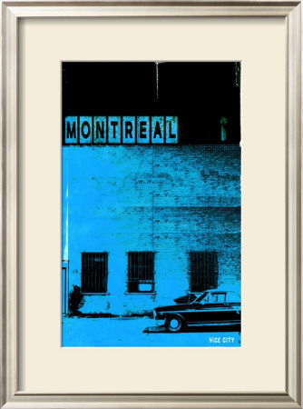 Montreal Vice City In Blue by Pascal Normand Pricing Limited Edition Print image