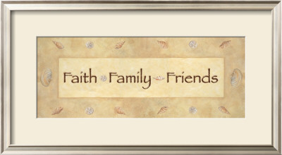 Faith, Family, Friends Shell by Bell Pricing Limited Edition Print image