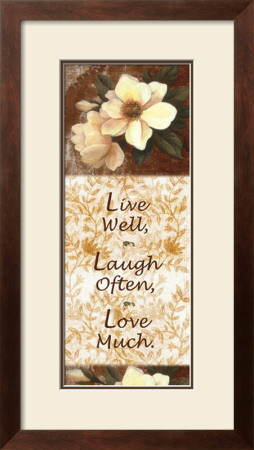 Live, Laugh, Love by T. C. Chiu Pricing Limited Edition Print image