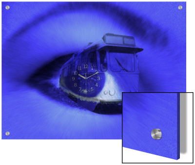 Time Expressions, Eye Of Woman With Clockface Superimposed Over Pupil by I.W. Pricing Limited Edition Print image