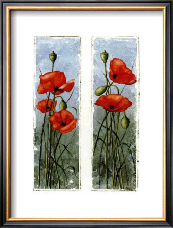 Double Poppies by Franz Heigl Pricing Limited Edition Print image
